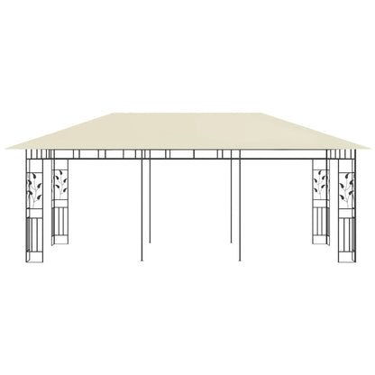 Gazebo con Zanzariera 6x3x2,73 m Crema | homemem39