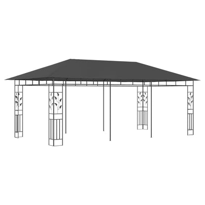 Gazebo con Zanzariera 6x3x2,73 m Antracite | homemem39