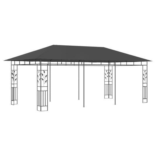 Gazebo con Zanzariera 6x3x2,73 m Antracite | homemem39