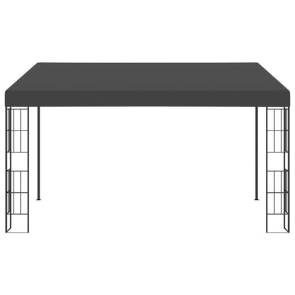 Gazebo a Parete 3x4 m Antracite in Tessuto | homemem39