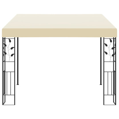 Gazebo a Parete 3x3x2,5 m Crema | homemem39