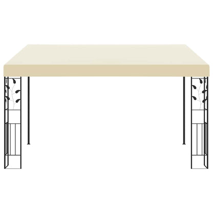 Gazebo a Parete 4x3x2,5 m Crema | homemem39