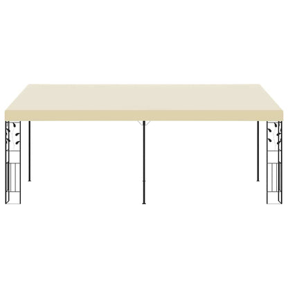Gazebo a Parete 6x3x2,5 m Crema | homemem39