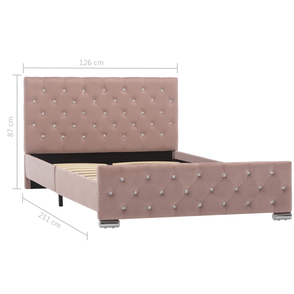 Giroletto Rosa in Velluto 120x200 cm | homemem39
