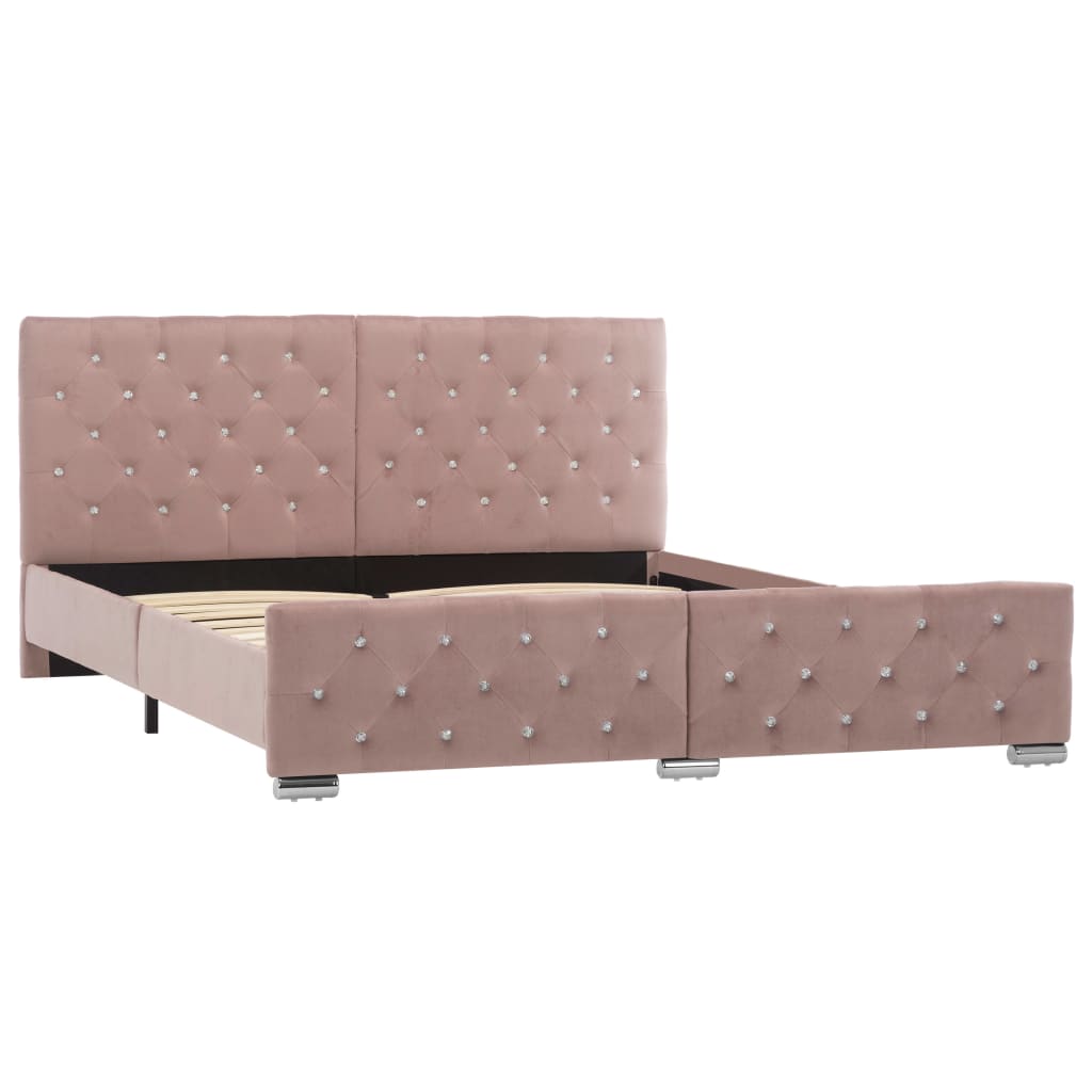 Giroletto Rosa in Velluto 160x200 cm | homemem39