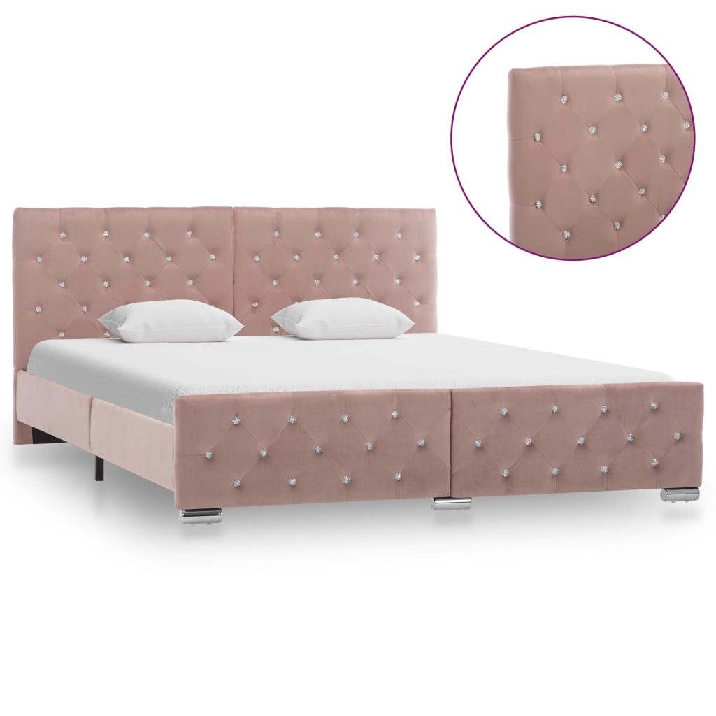 Giroletto Rosa in Velluto 160x200 cm | homemem39