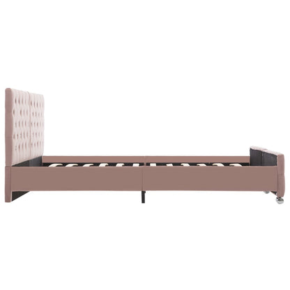 Giroletto Rosa in Velluto 180x200 cm | homemem39
