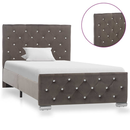 Giroletto Grigio in Velluto 90x200 cm | homemem39