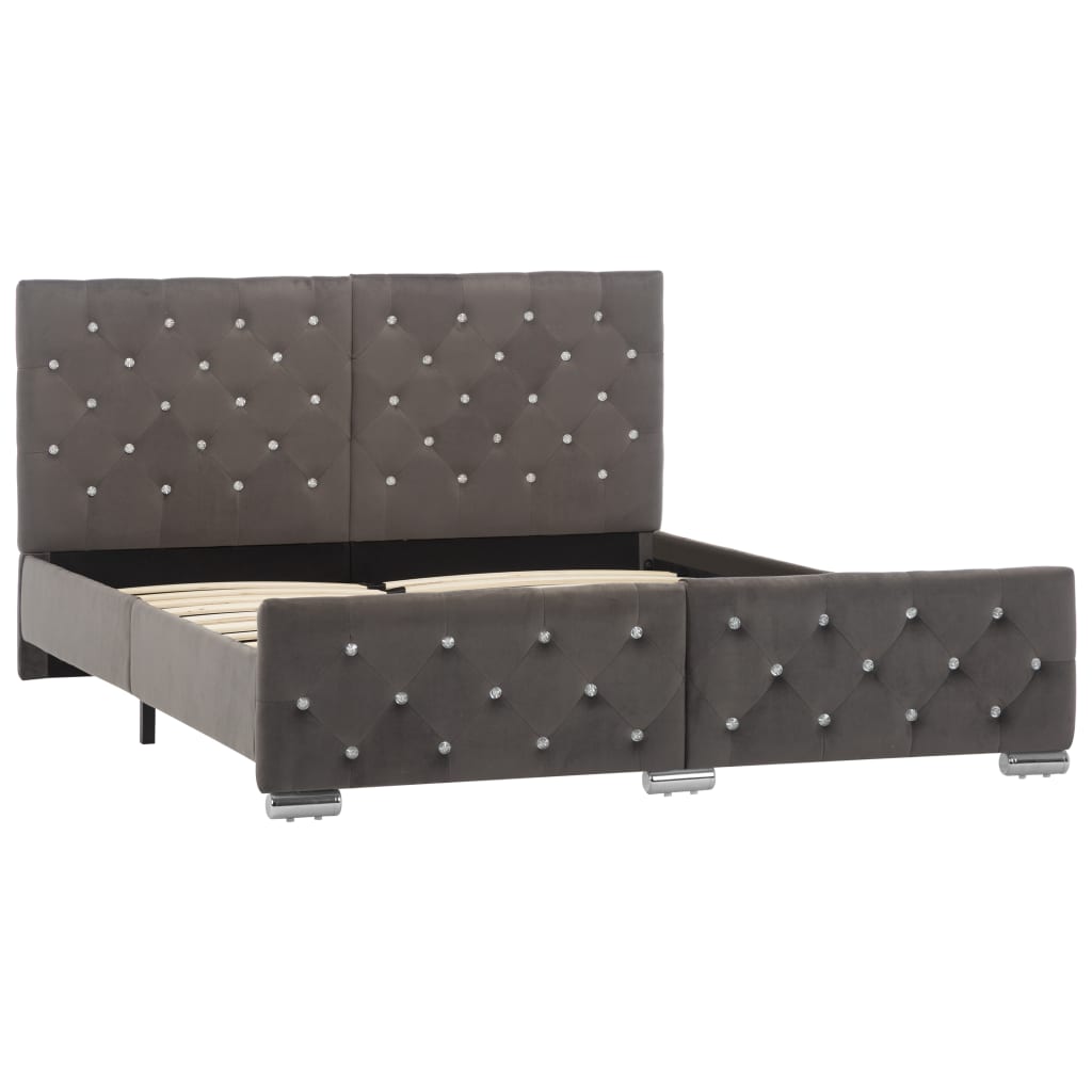 Giroletto Grigio in Velluto 140x200 cm | homemem39