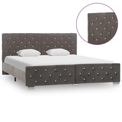 Giroletto Grigio in Velluto 160x200 cm | homemem39