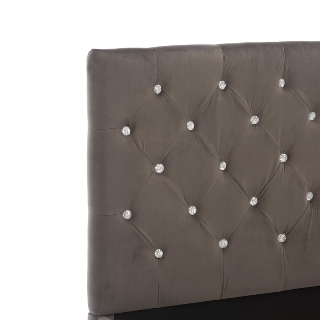 Giroletto Grigio in Velluto 180x200 cm | homemem39
