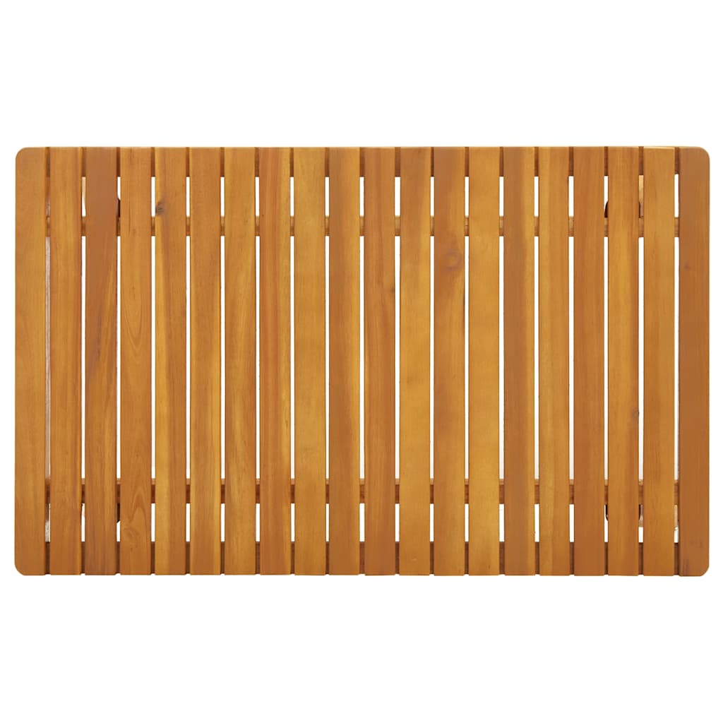 Tavolino da Giardino 90x55x35 cm in Legno Massello di Acacia