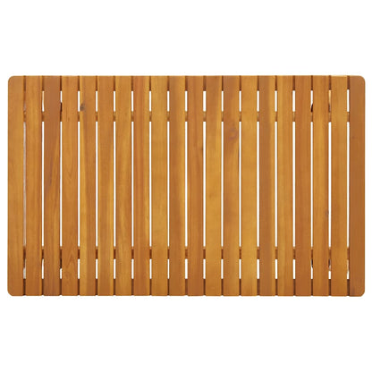 Tavolino da Giardino 90x55x35 cm in Legno Massello di Acacia
