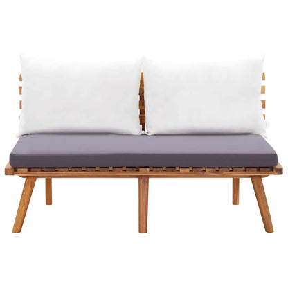 Set Divani da Giardino 4 pz con Cuscini in Massello di Acacia