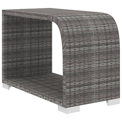 Set Divani da Giardino 8 pz con Cuscini in Polyrattan Grigio | homemem39
