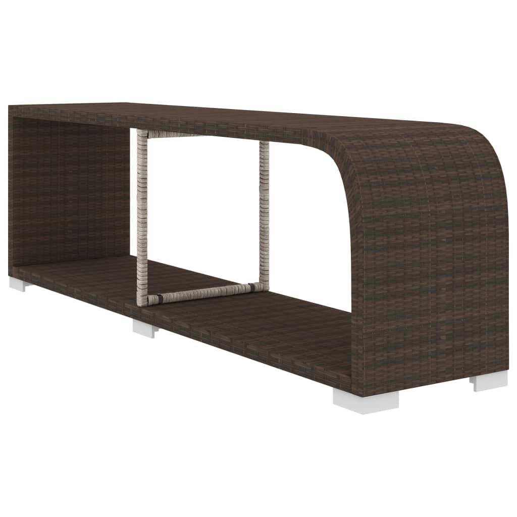 Set Divani da Giardino 8 pz con Cuscini in Polyrattan Marrone | homemem39