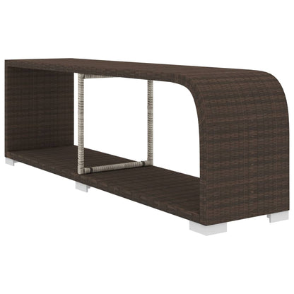 Set Divani da Giardino 8 pz con Cuscini in Polyrattan Marrone | homemem39