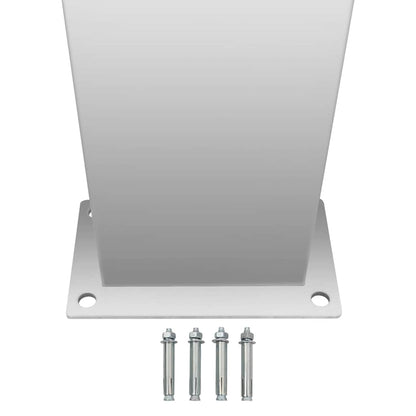 Doccia da Giardino in Acciaio Inox Quadrata