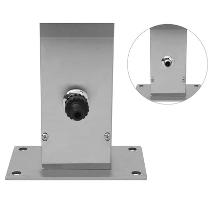 Doccia da Giardino in Acciaio Inox a Doppio Getto