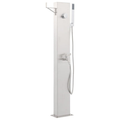 Rubinetteria per Doccia da Giardino 110 cm in Acciaio inox - homemem39