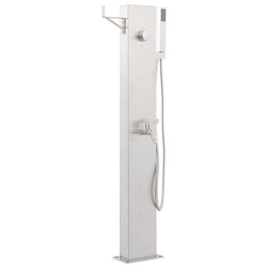 Rubinetteria per Doccia da Giardino 110 cm in Acciaio inox - homemem39