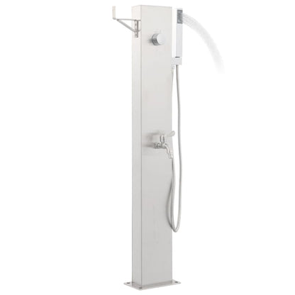 Rubinetteria per Doccia da Giardino 110 cm in Acciaio inox - homemem39