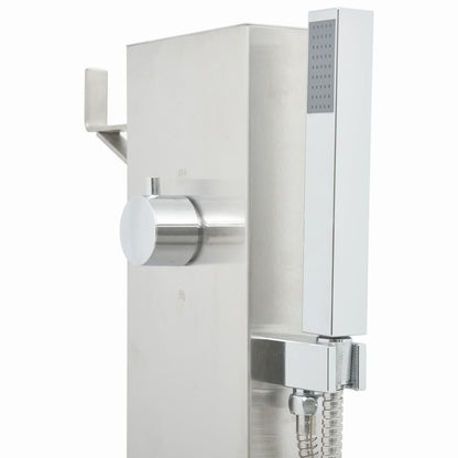 Rubinetteria per Doccia da Giardino 110 cm in Acciaio inox - homemem39