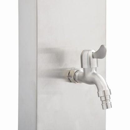Rubinetteria per Doccia da Giardino 110 cm in Acciaio inox - homemem39