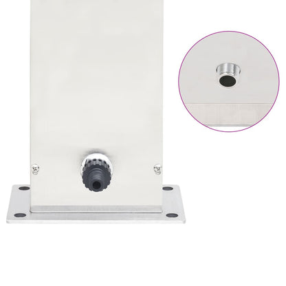 Rubinetteria per Doccia da Giardino 110 cm in Acciaio inox - homemem39