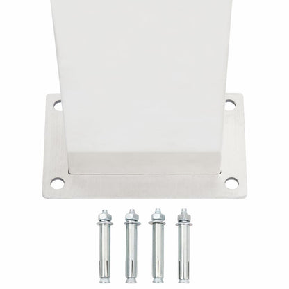 Rubinetteria per Doccia da Giardino 110 cm in Acciaio inox - homemem39