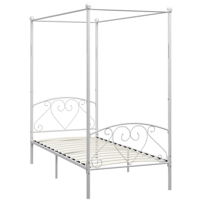 Giroletto Baldacchino senza Materasso Bianco 120x200 cm Metallo | homemem39
