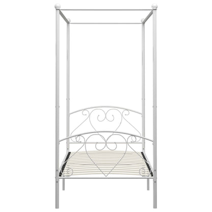 Giroletto Baldacchino senza Materasso Bianco 120x200 cm Metallo | homemem39