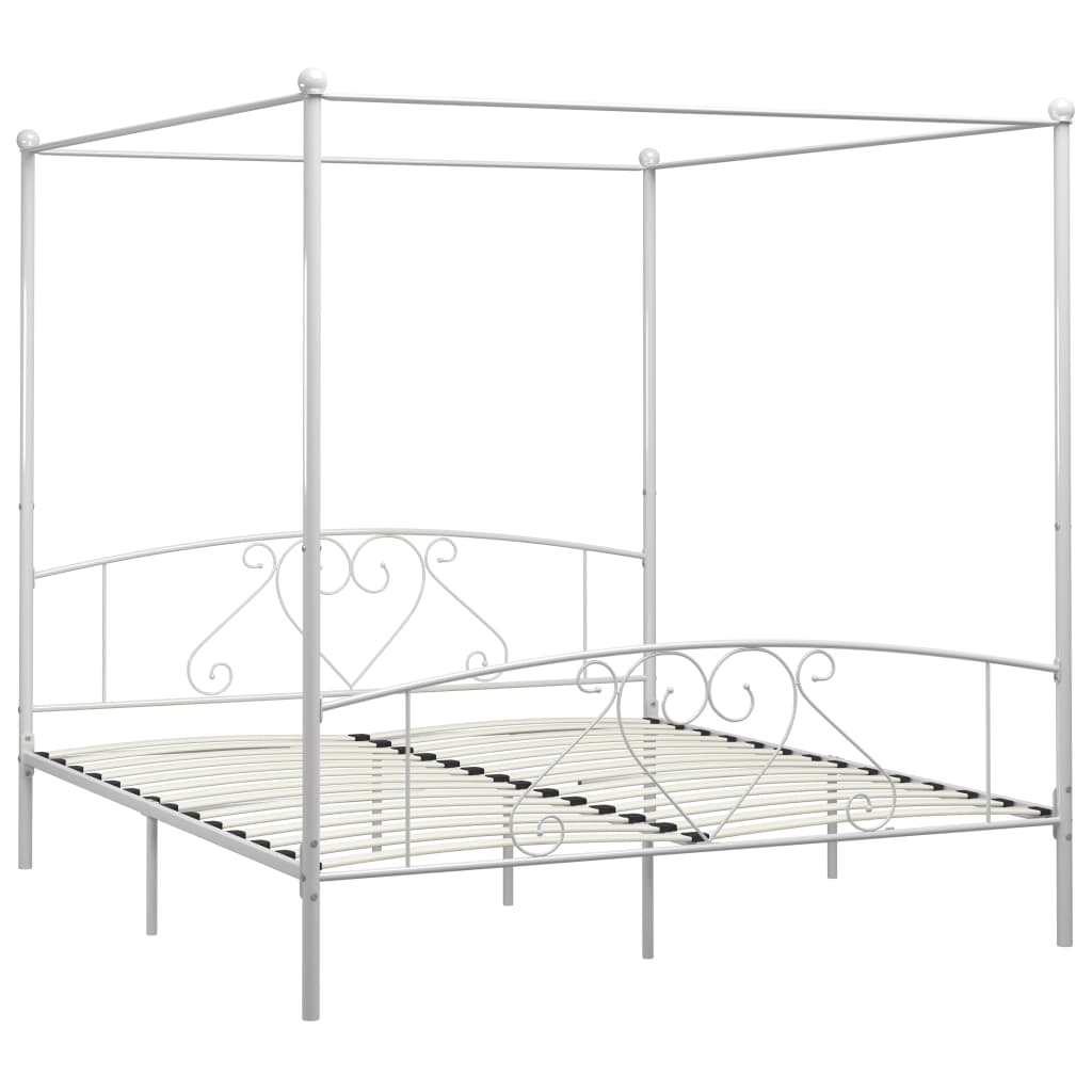 Giroletto Baldacchino senza Materasso 200x200 cm Metallo | homemem39
