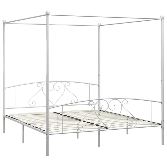 Giroletto Baldacchino senza Materasso 200x200 cm Metallo | homemem39