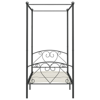 Giroletto Baldacchino senza Materasso Grigio 120x200 cm Metallo | homemem39