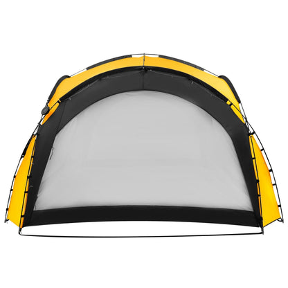 Tenda per Feste con LED e 4 Pareti 3,6x3,6x2,3 m Gialla - homemem39