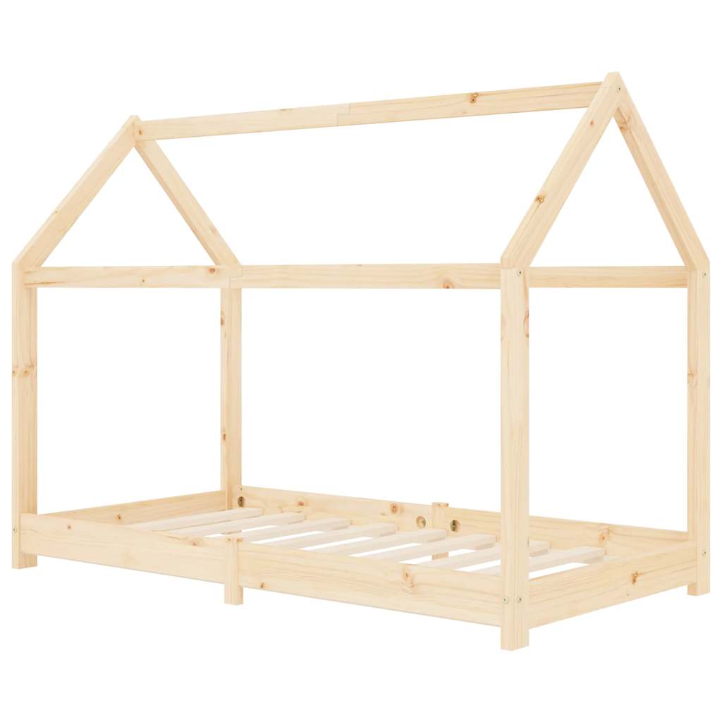 Giroletto per Bambini in Legno Massello di Pino 70x140 cm - homemem39