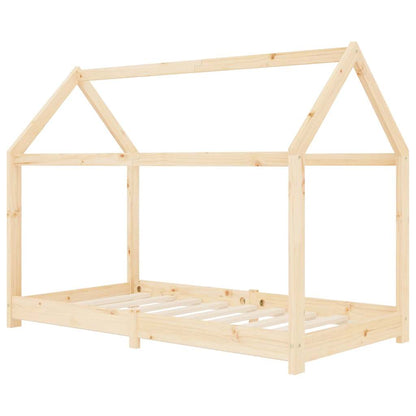 Giroletto per Bambini in Legno Massello di Pino 70x140 cm - homemem39