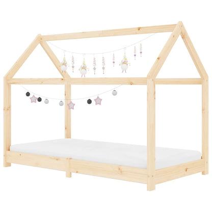 Giroletto per Bambini in Legno Massello di Pino 80x160 cm - homemem39