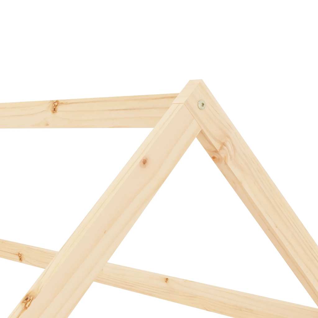 Giroletto per Bambini in Legno Massello di Pino 80x160 cm - homemem39