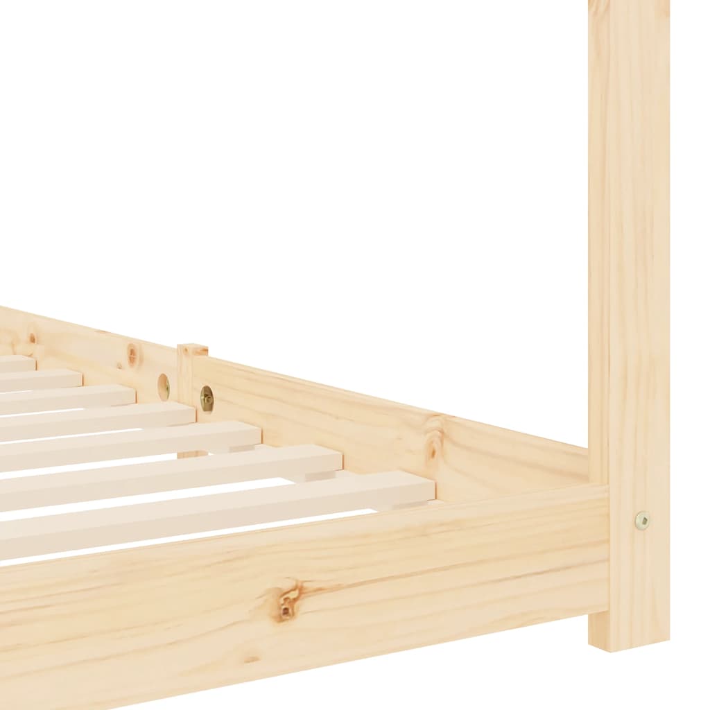 Giroletto per Bambini in Legno Massello di Pino 80x160 cm - homemem39