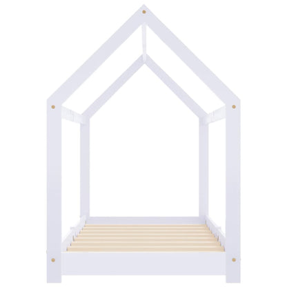Giroletto per Bambini Bianco in Massello di Pino 80x160 cm - homemem39
