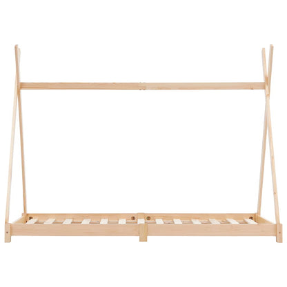 Giroletto per Bambini in Legno Massello di Pino 70x140 cm - homemem39