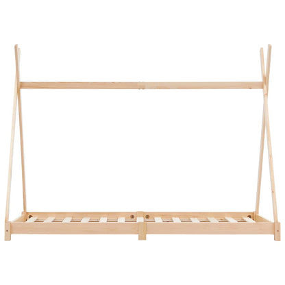 Giroletto per Bambini in Legno Massello di Pino 80x160 cm - homemem39