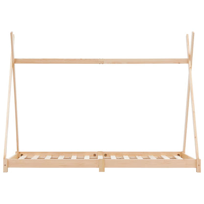 Giroletto per Bambini in Legno Massello di Pino 90x200 cm - homemem39