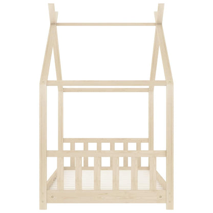 Giroletto per Bambini in Legno Massello di Pino 80x160 cm - homemem39