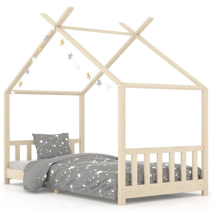 Giroletto per Bambini in Legno Massello di Pino 90x200 cm | homemem39