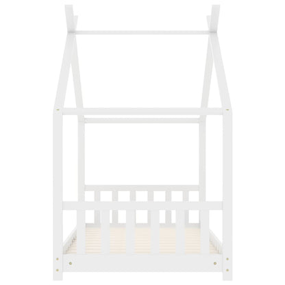 Giroletto per Bambini Bianco in Massello di Pino 70x140 cm - homemem39