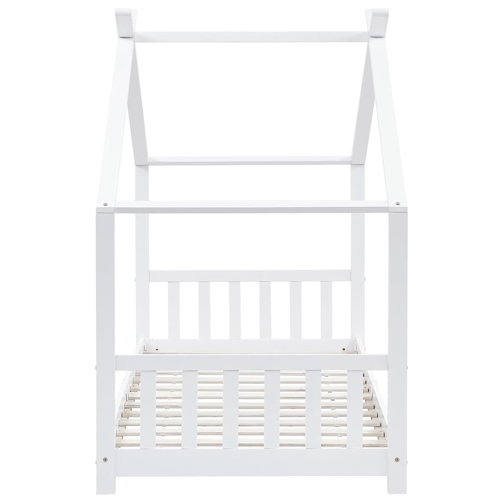 Giroletto per Bambini Bianco in Massello di Pino 90x200 cm - homemem39