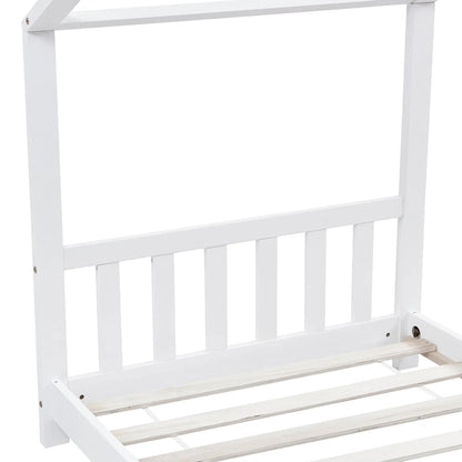 Giroletto per Bambini Bianco in Massello di Pino 90x200 cm - homemem39